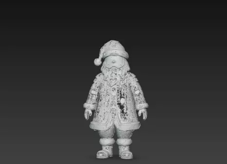 3D Santa Claus Christmas Elements Model 3D print model_1