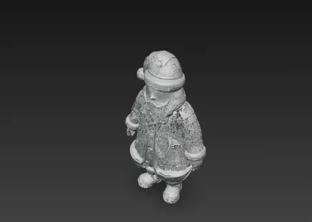 3D Santa Claus Christmas Elements Model 3D print model_10