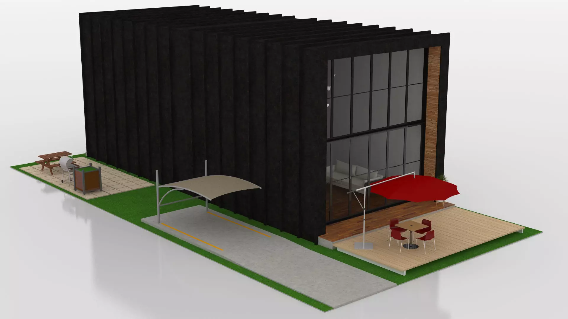 Duplex Home 3D model_17