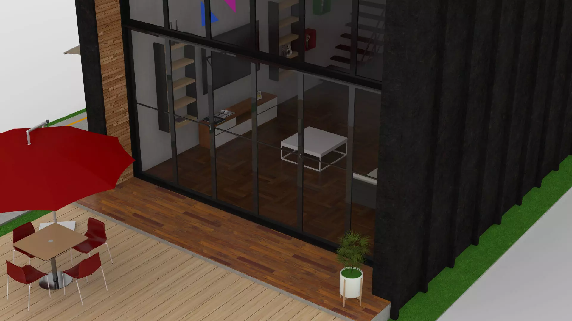 Duplex Home 3D model_16