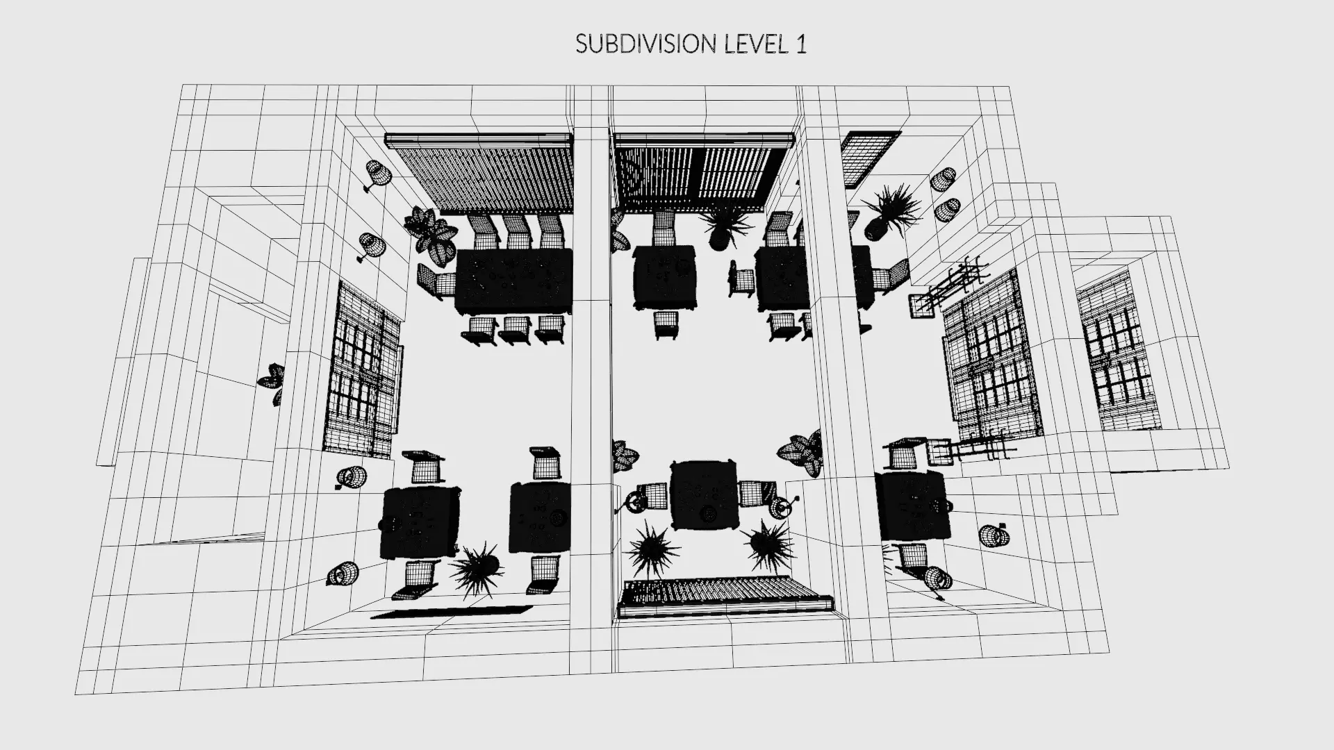 -Restaurant Interior V1- 3D model_32