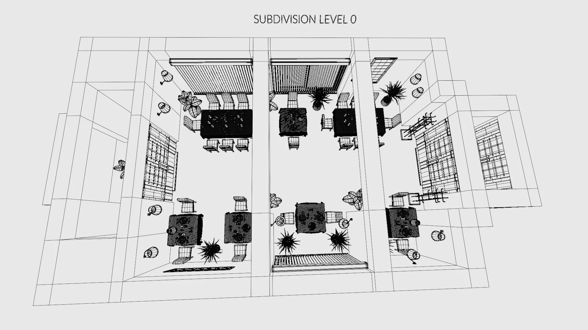 -Restaurant Interior V1- 3D model_31