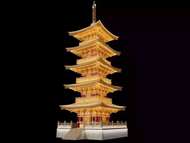 Japanese Pagoda Tower