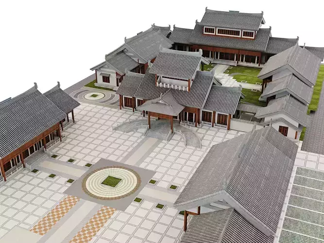 Chinese Courtyard Complex
