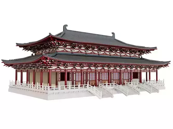 Japanese Temple Hall