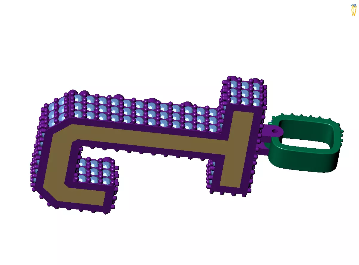 Letter Pendants 3D print model_14