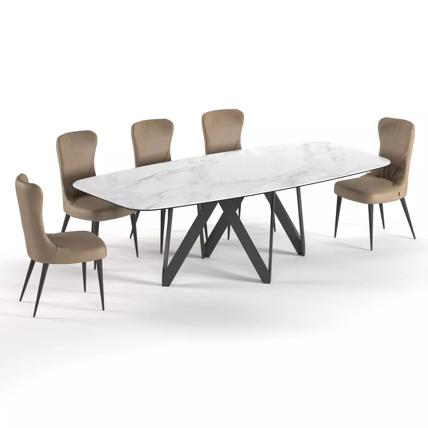 Calligaris Cartesio 3D model_1