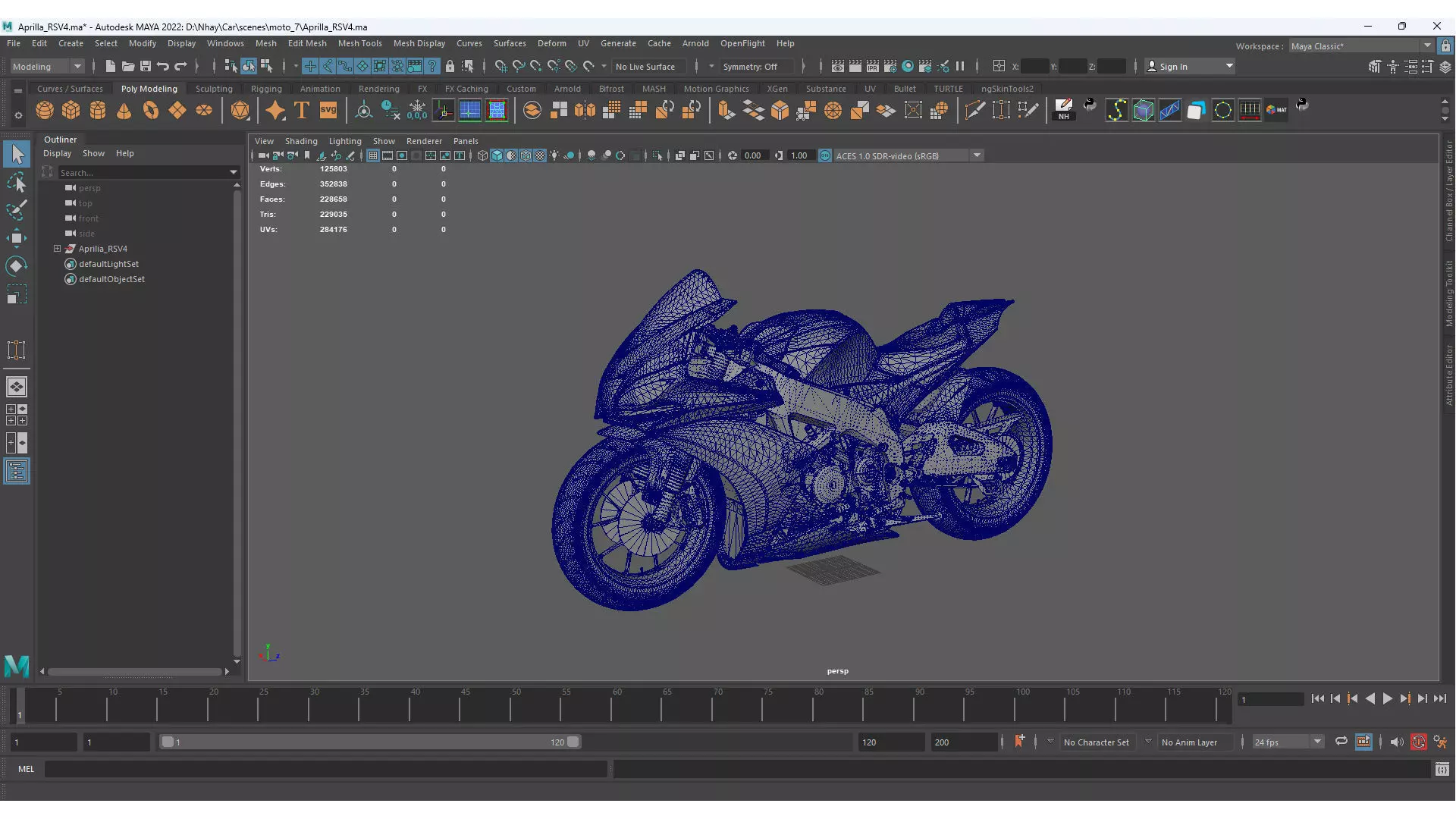 Realistic Sport Motorcycle Racing 3D model_18