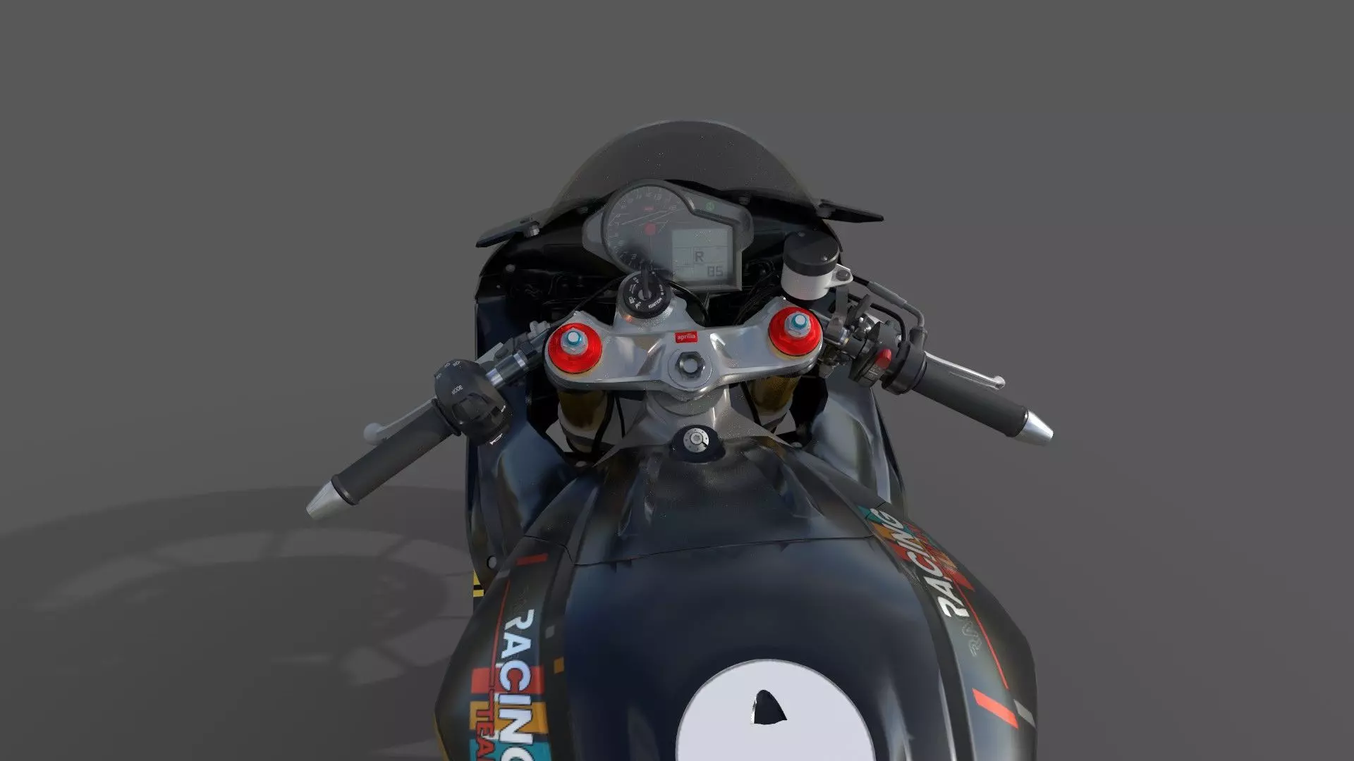 Realistic Sport Motorcycle Racing 3D model_8