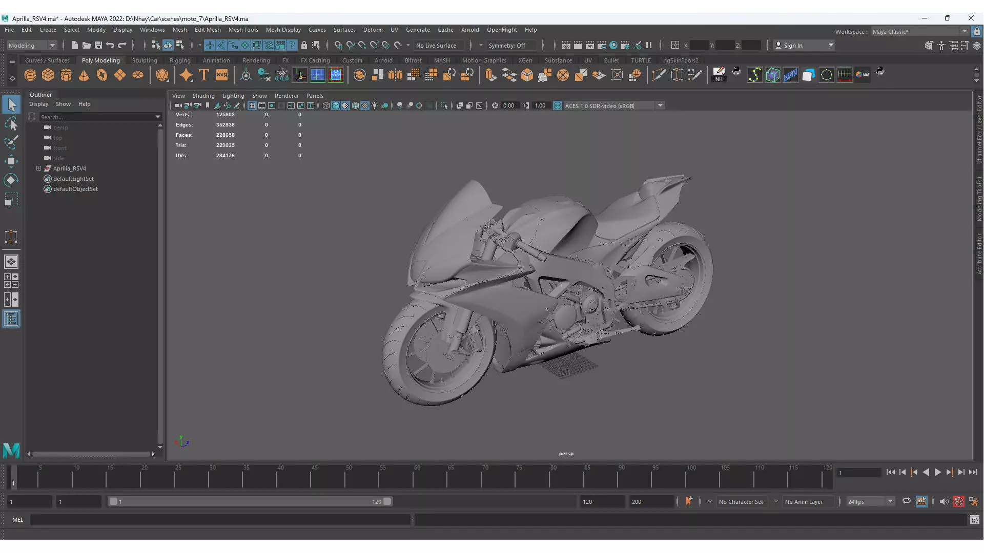 Realistic Sport Motorcycle Racing 3D model_16