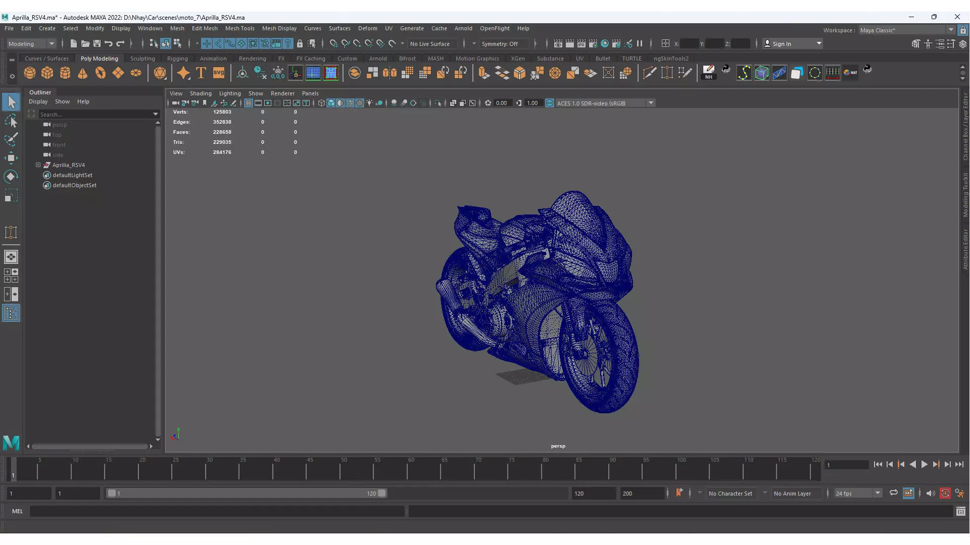 Realistic Sport Motorcycle Racing 3D model_17