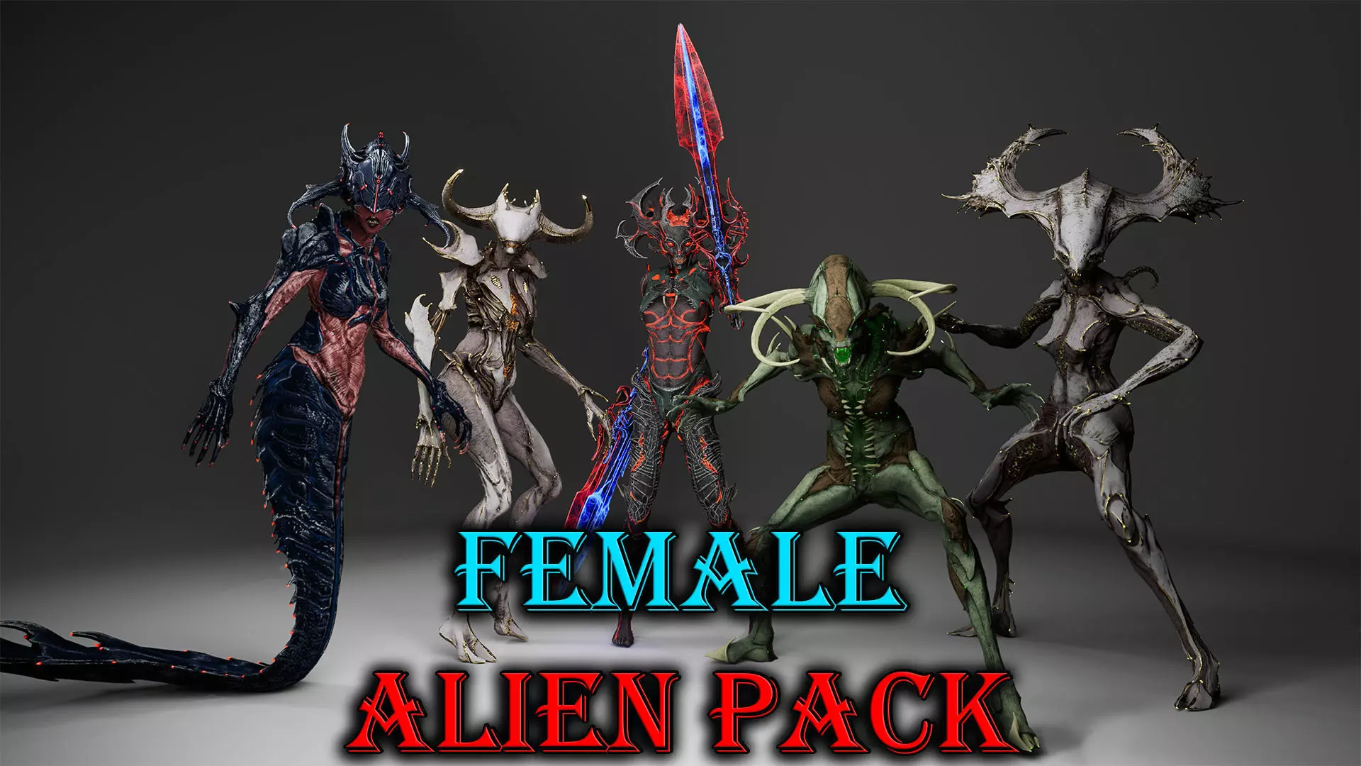 Alien Legendary Pack 3D Model Collection_22