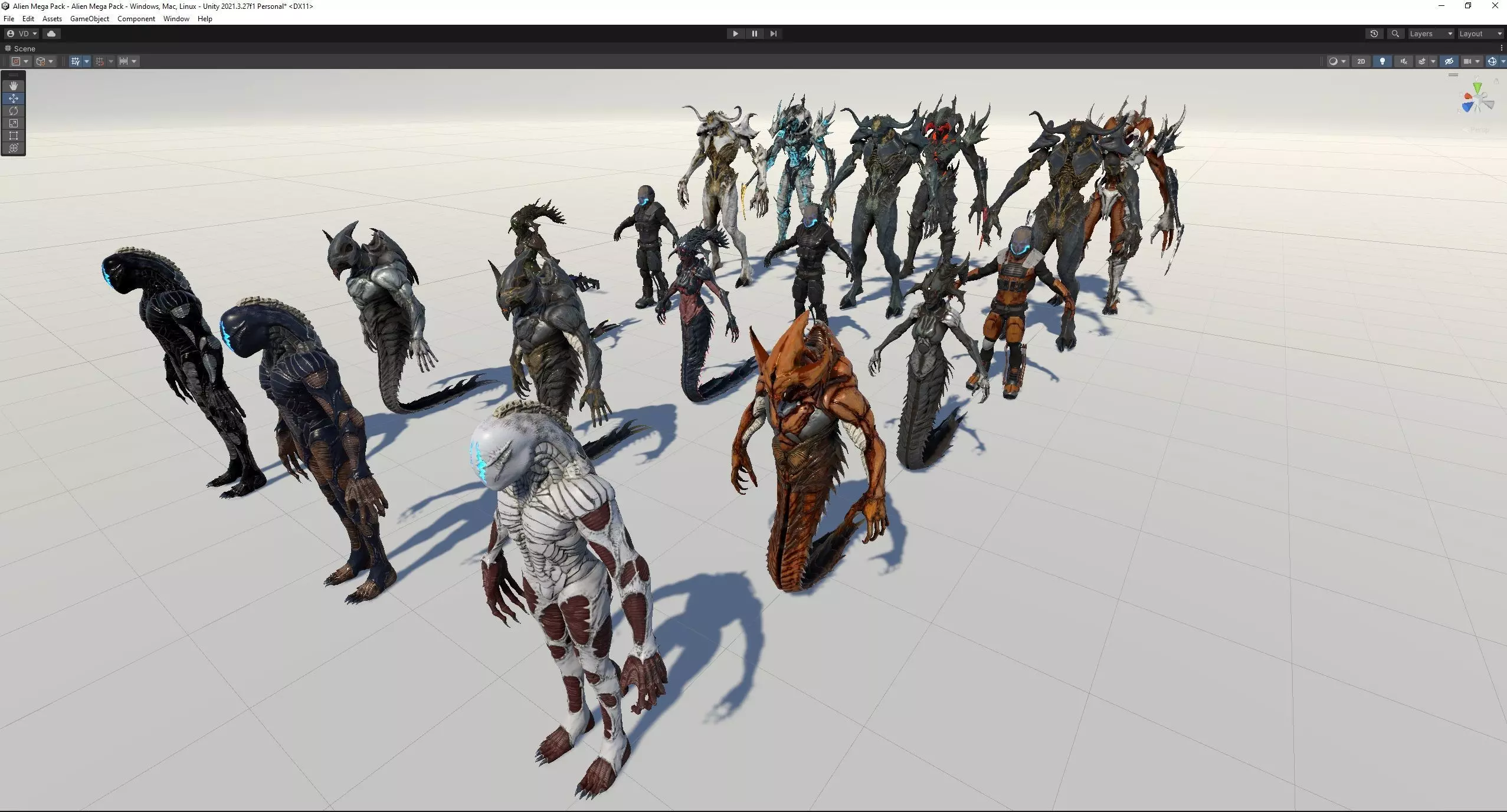 Alien Legendary Pack 3D Model Collection_23