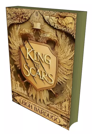 King of Scars 3D Book Model Free 3D model_1