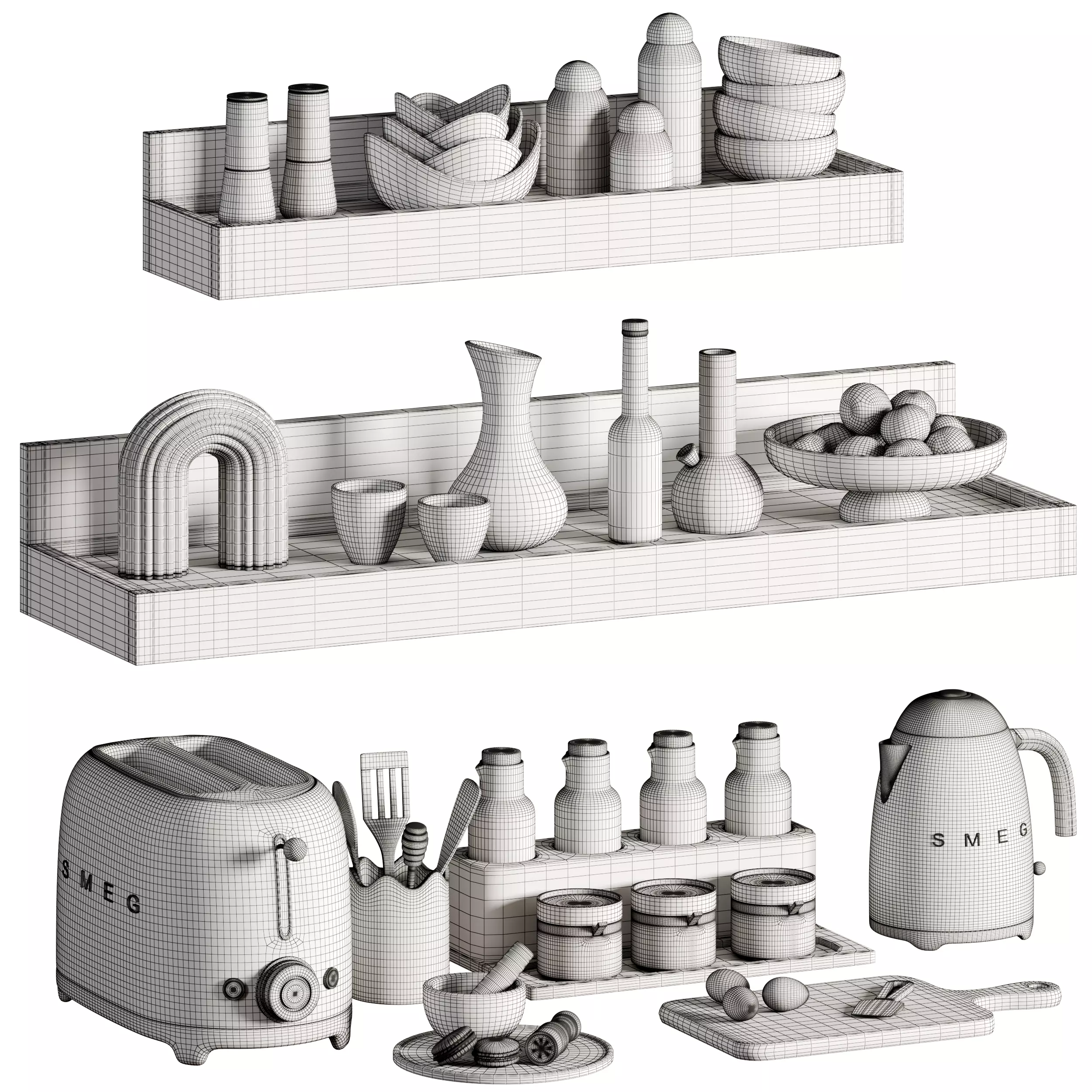 kitchen accessories 011 3D model_4