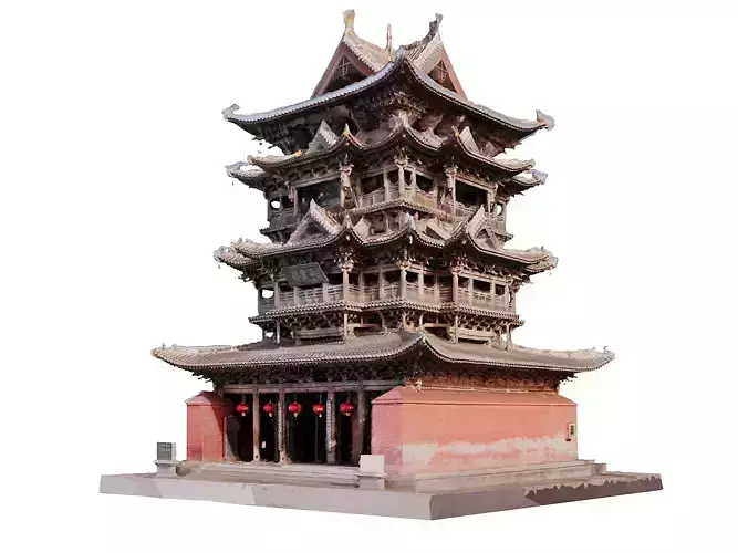 Chinese Wooden Pagoda