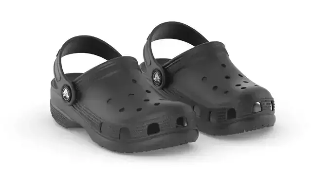 Crocs Classic Clog Black 3D model