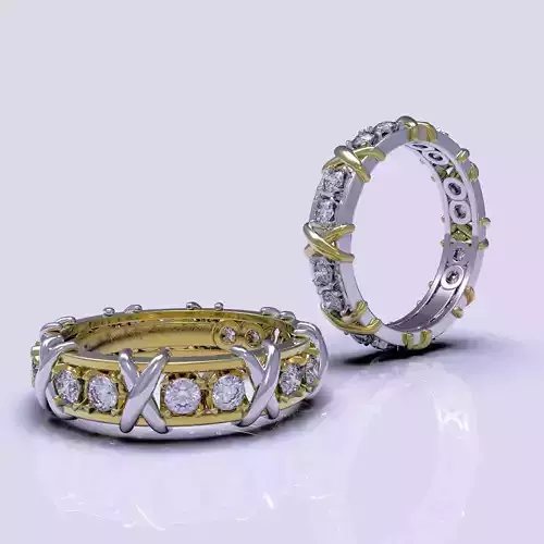 Tiffany  Sixteen Stone ring