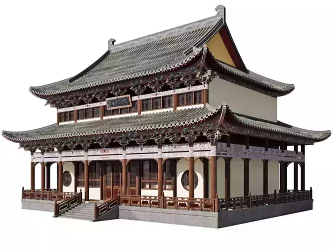 Japanese Temple Hall