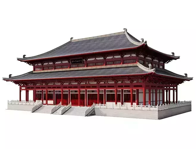 Japanese Temple Main Hall