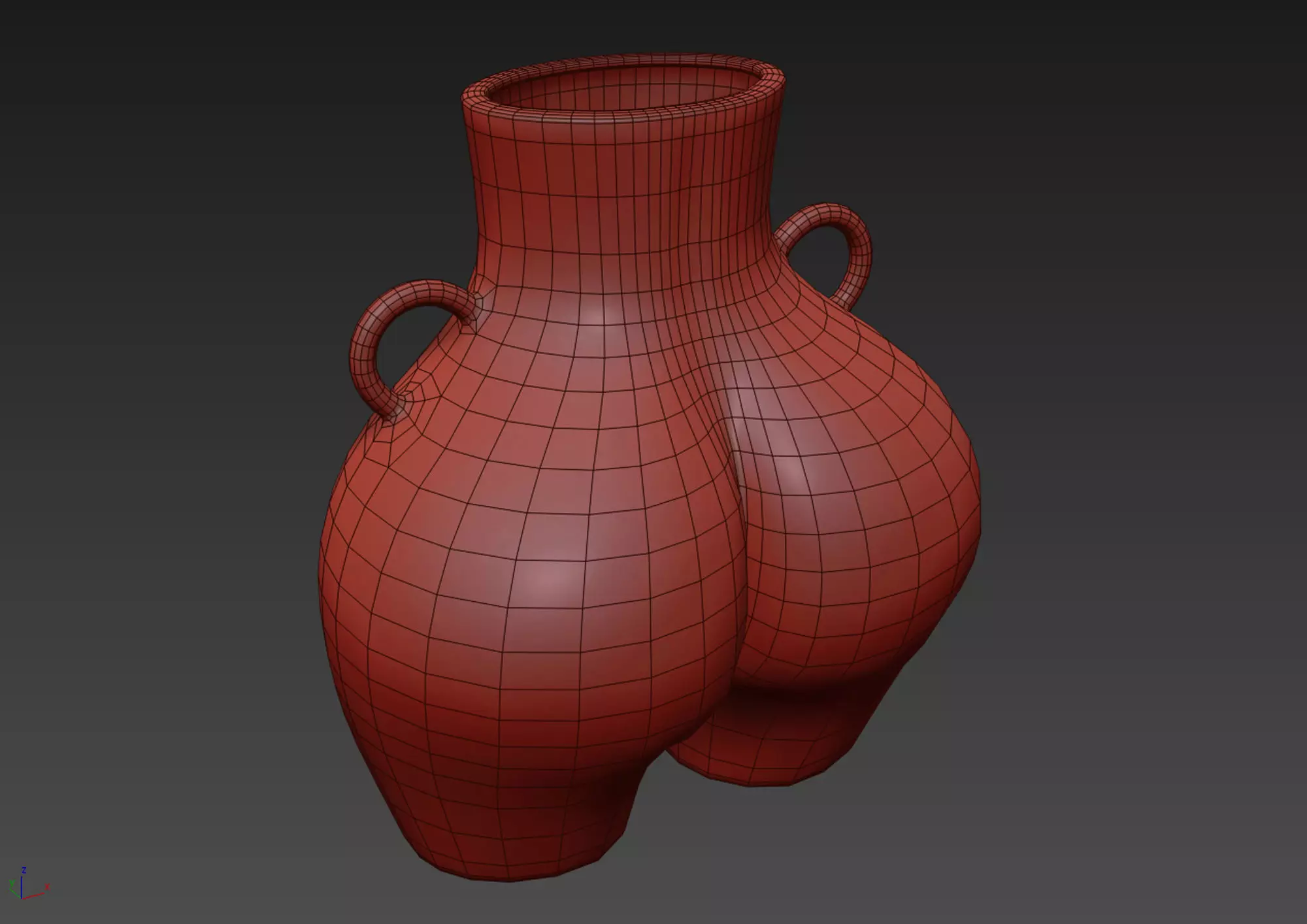 Female Body Vase 3D model 3D model_24