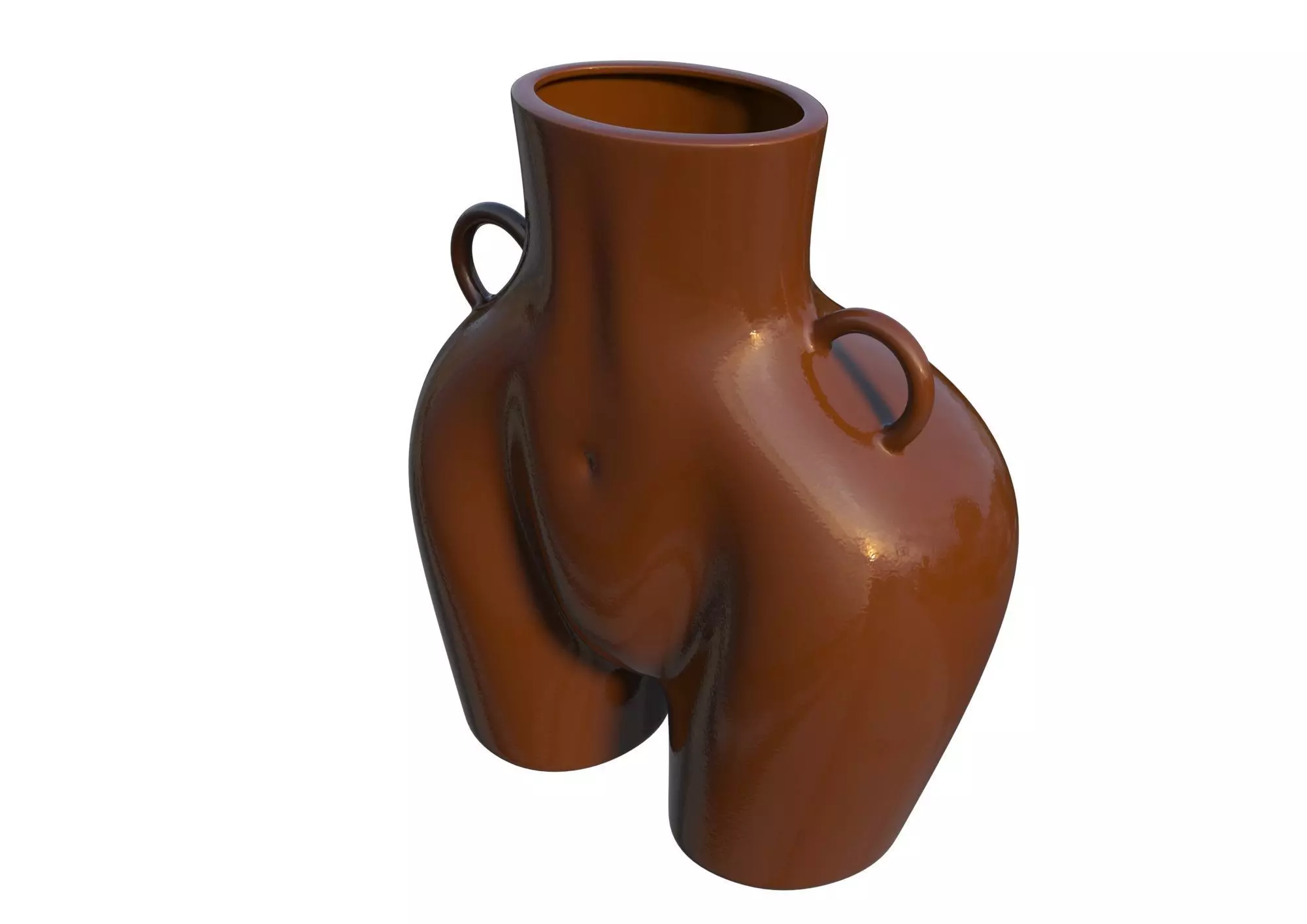 Female Body Vase 3D model 3D model_8