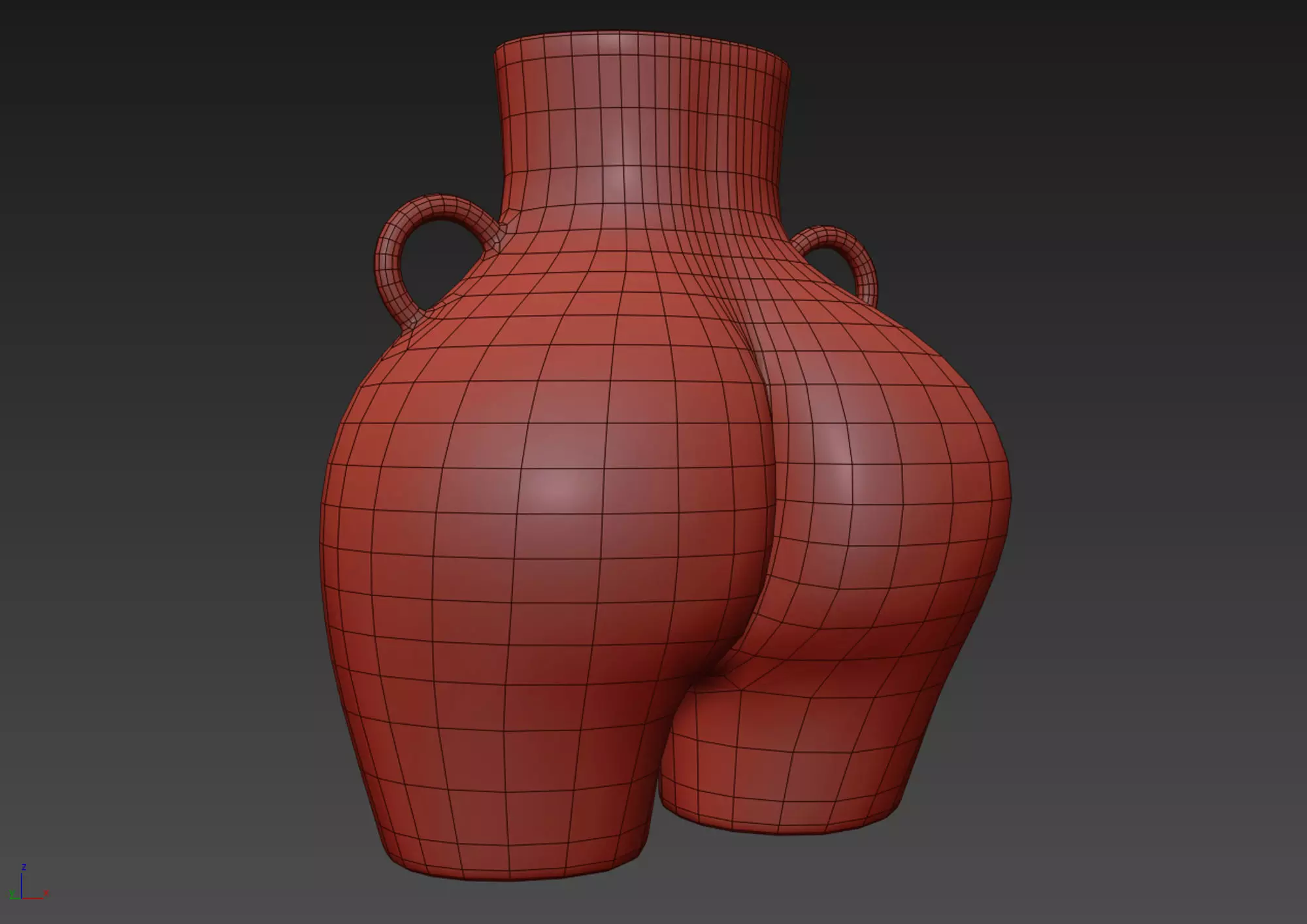 Female Body Vase 3D model 3D model_17