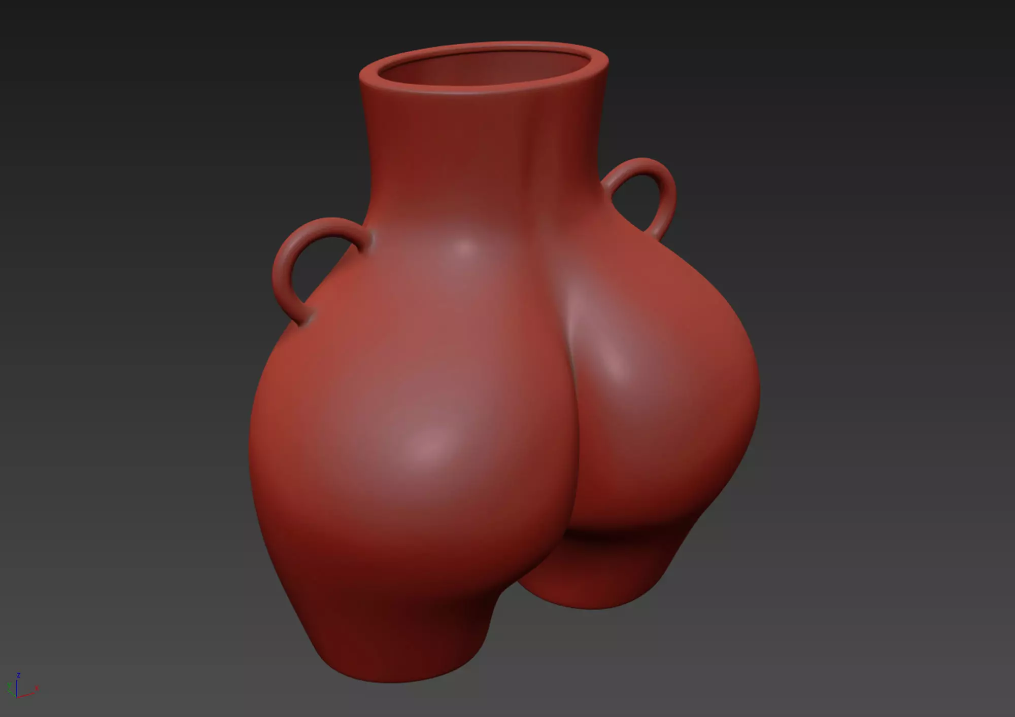 Female Body Vase 3D model 3D model_23