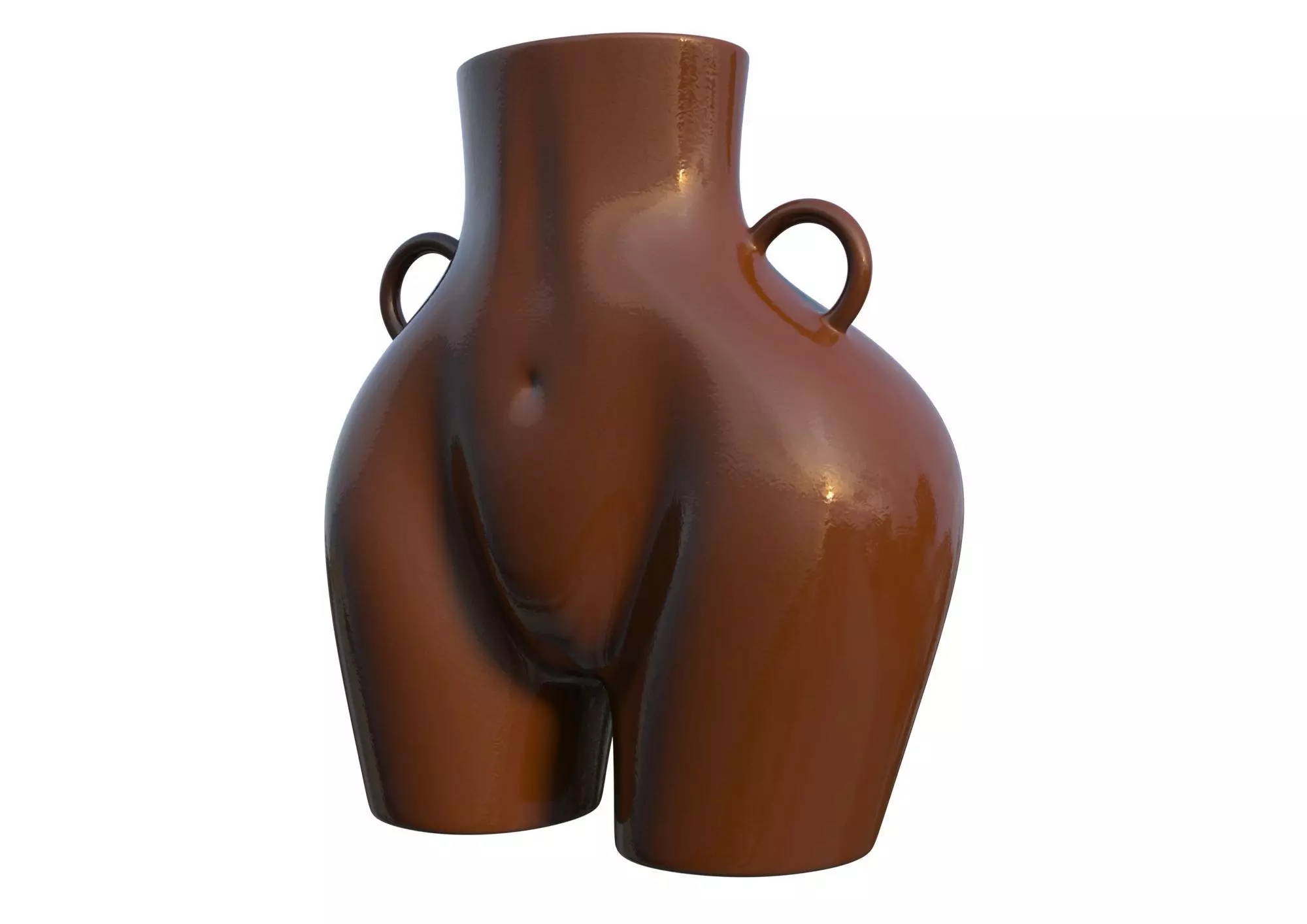 Female Body Vase 3D model 3D model_4