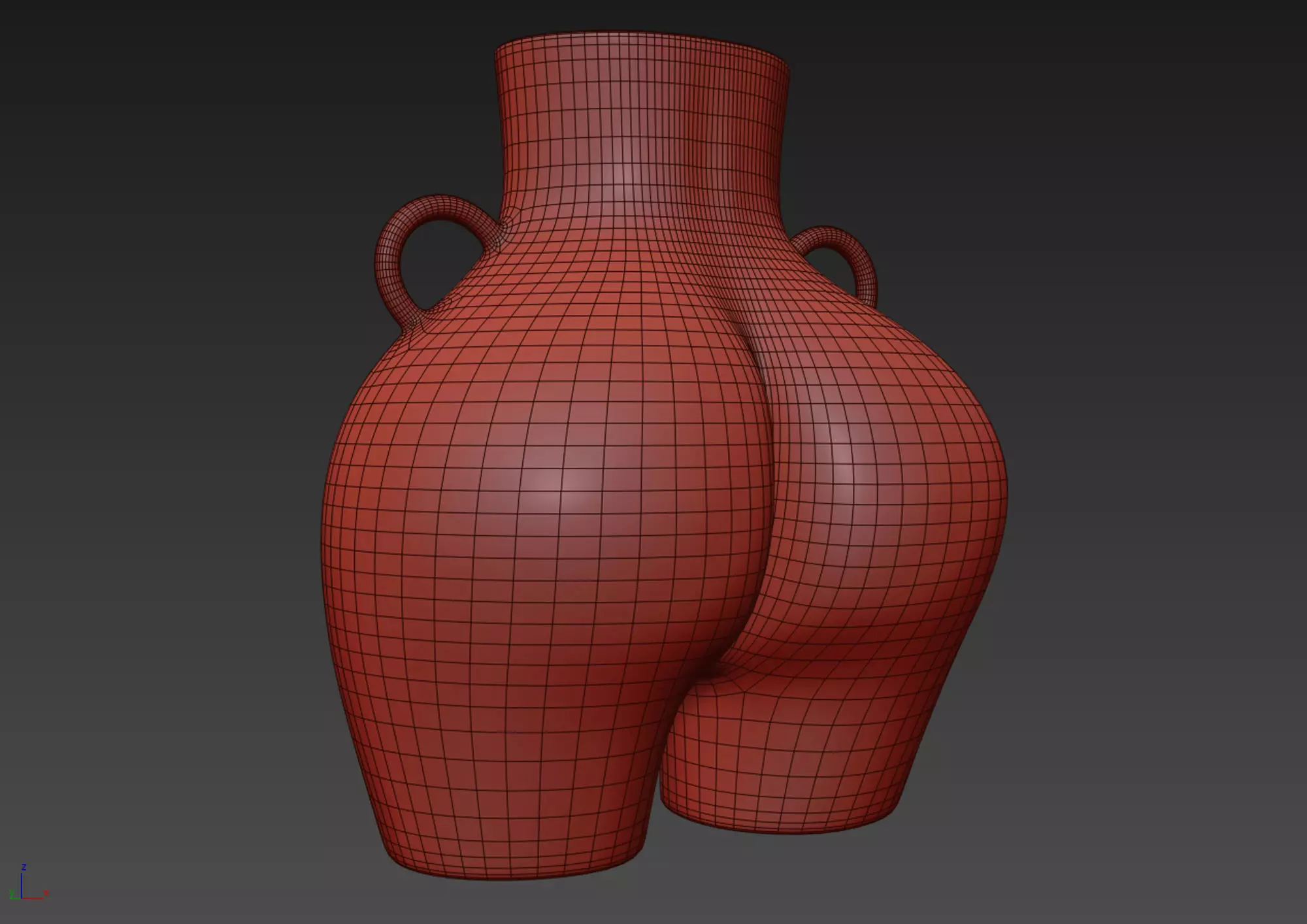 Female Body Vase 3D model 3D model_18