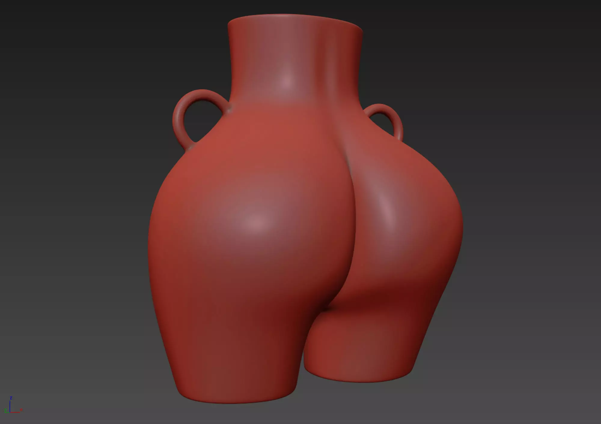 Female Body Vase 3D model 3D model_16