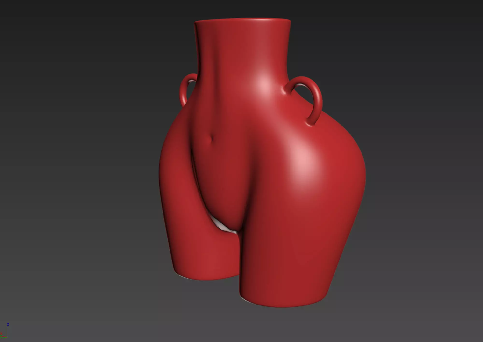 Female Body Vase 3D model 3D model_29