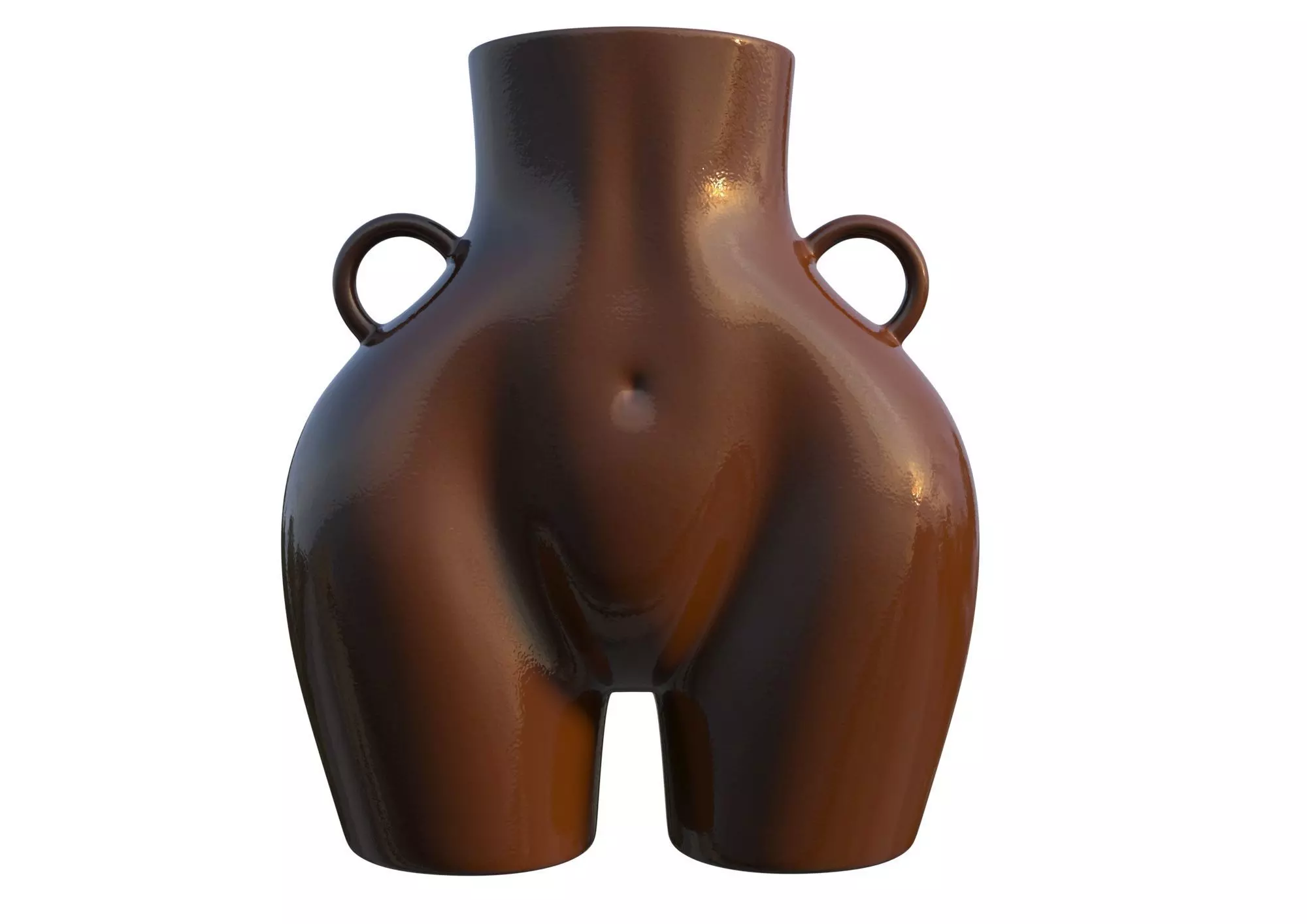 Female Body Vase 3D model 3D model_1