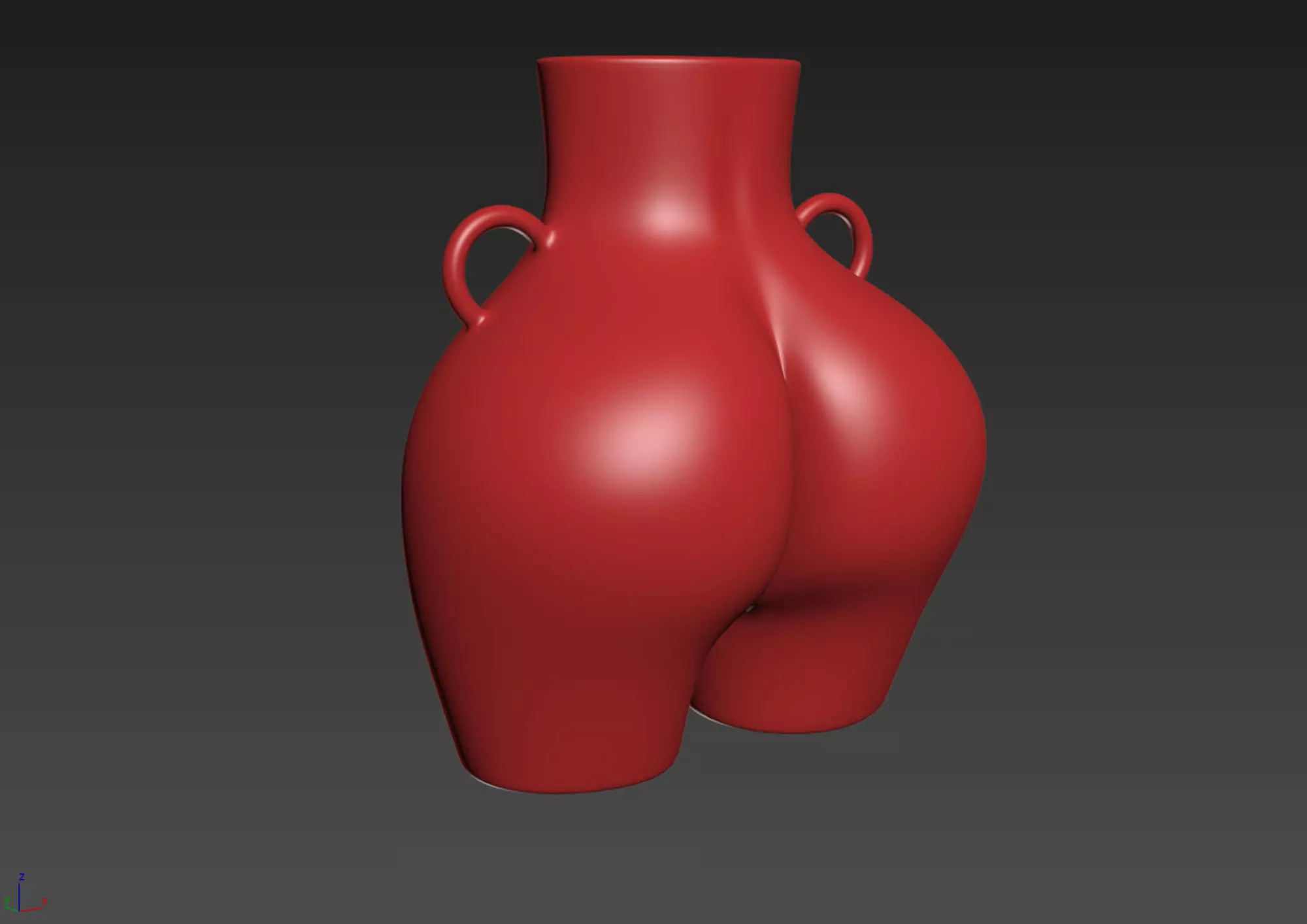 Female Body Vase 3D model 3D model_30