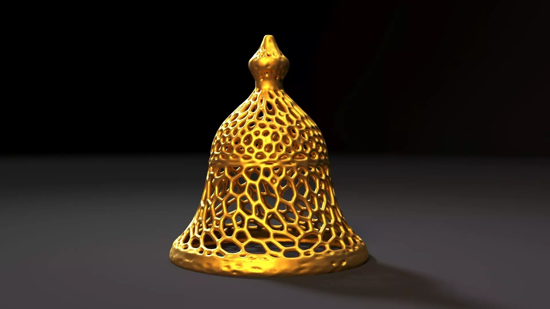Bell Voronoi 3D print model_2