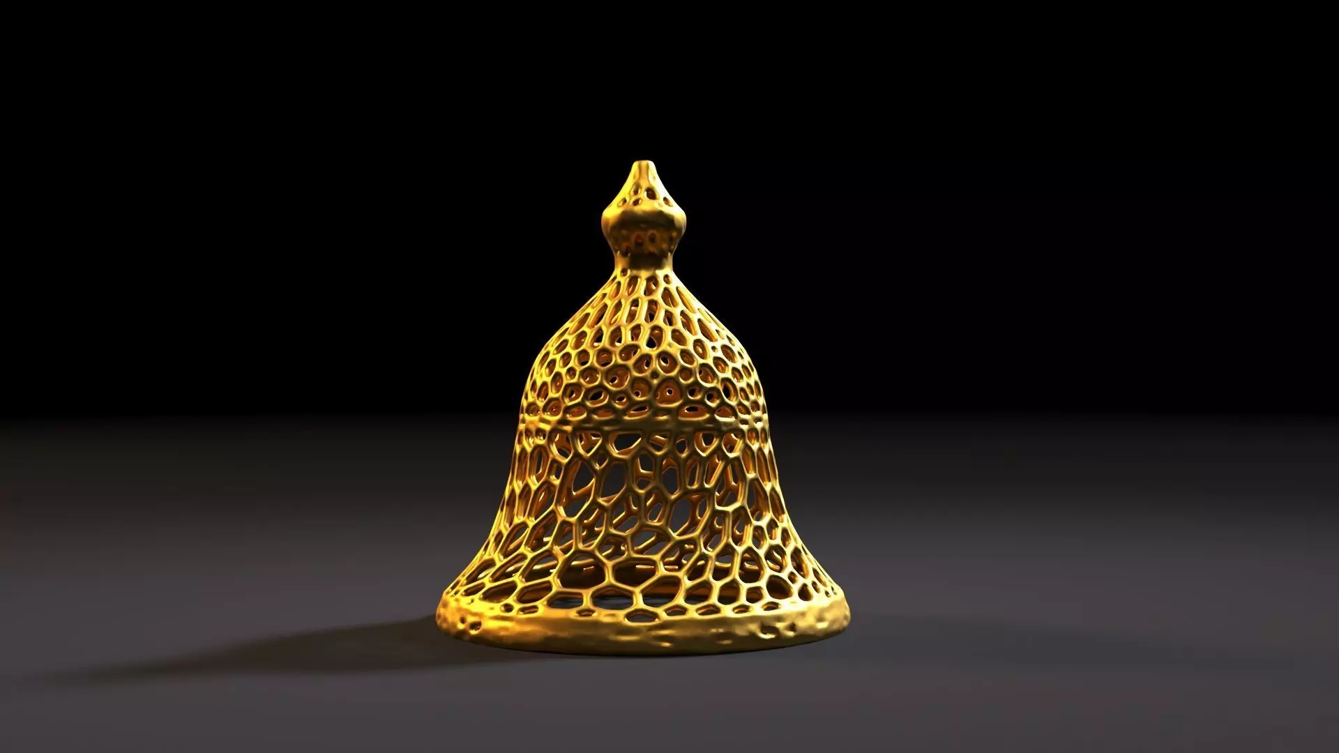Bell Voronoi 3D print model_4