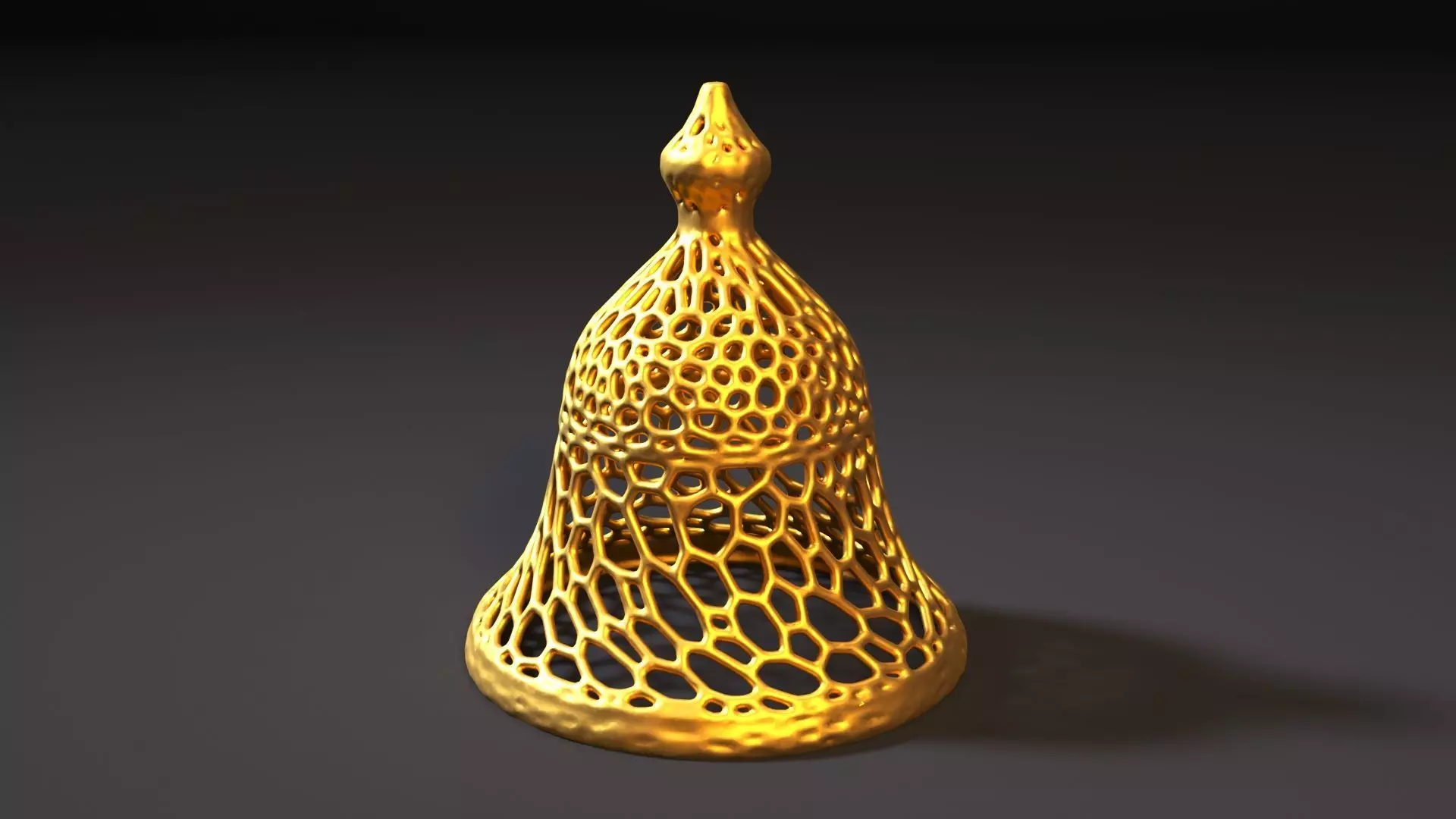 Bell Voronoi 3D print model_1