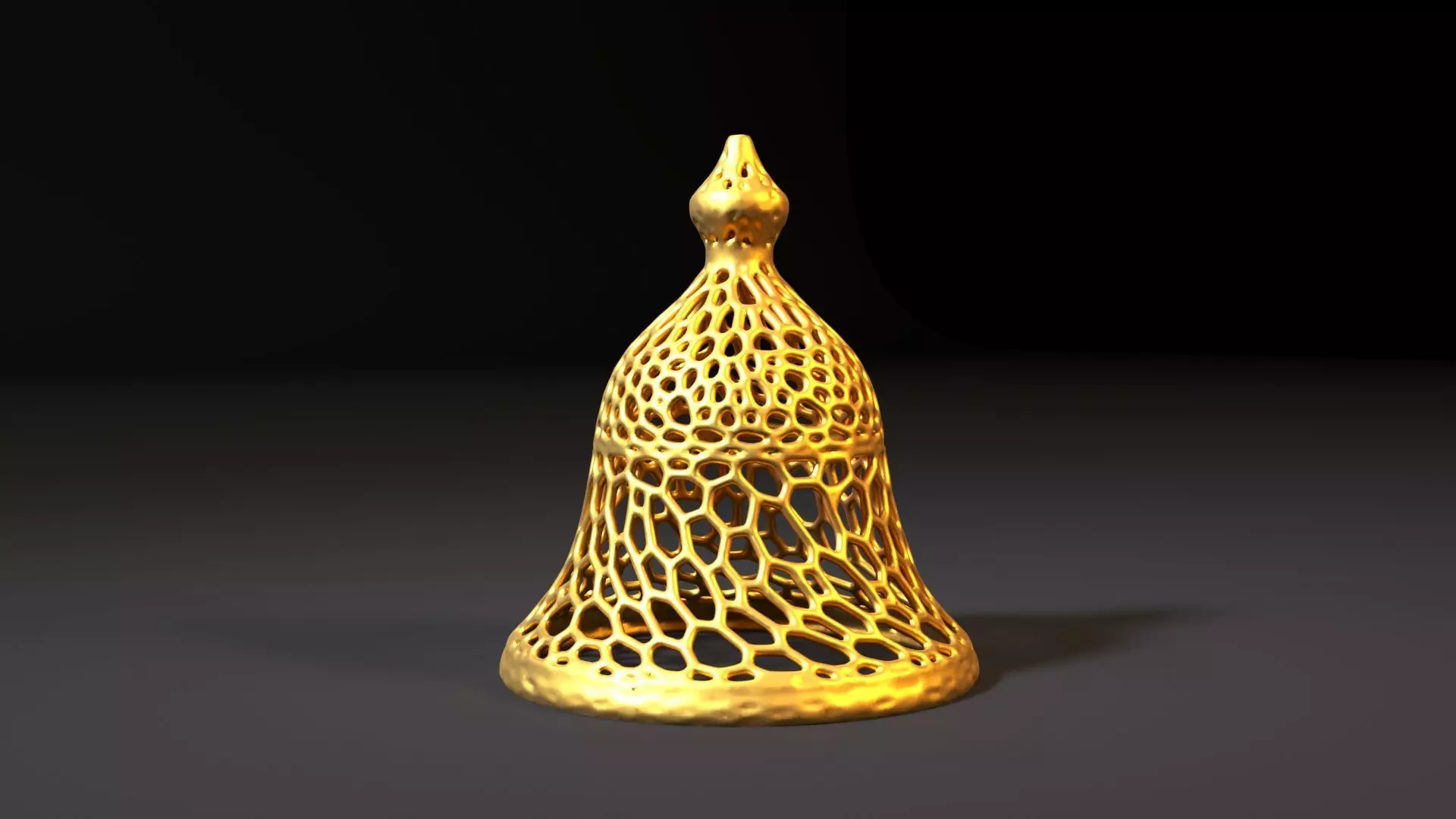 Bell Voronoi 3D print model_7