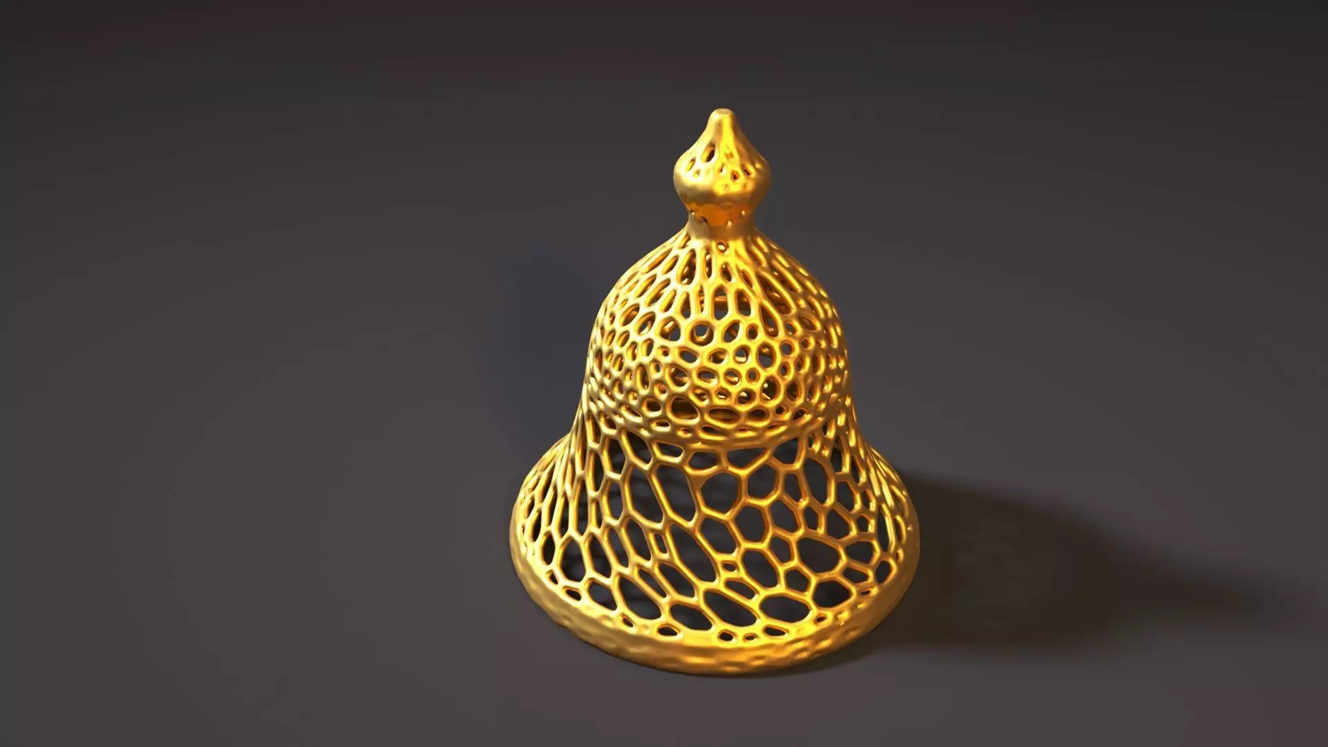 Bell Voronoi 3D print model_9