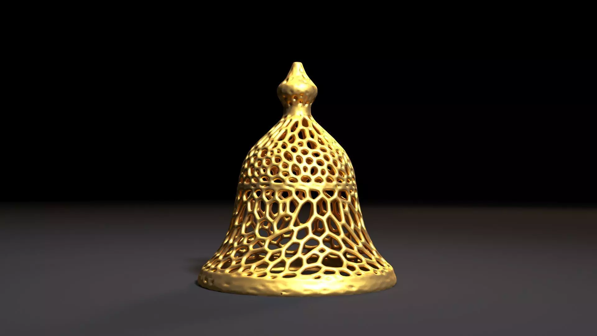 Bell Voronoi 3D print model_6