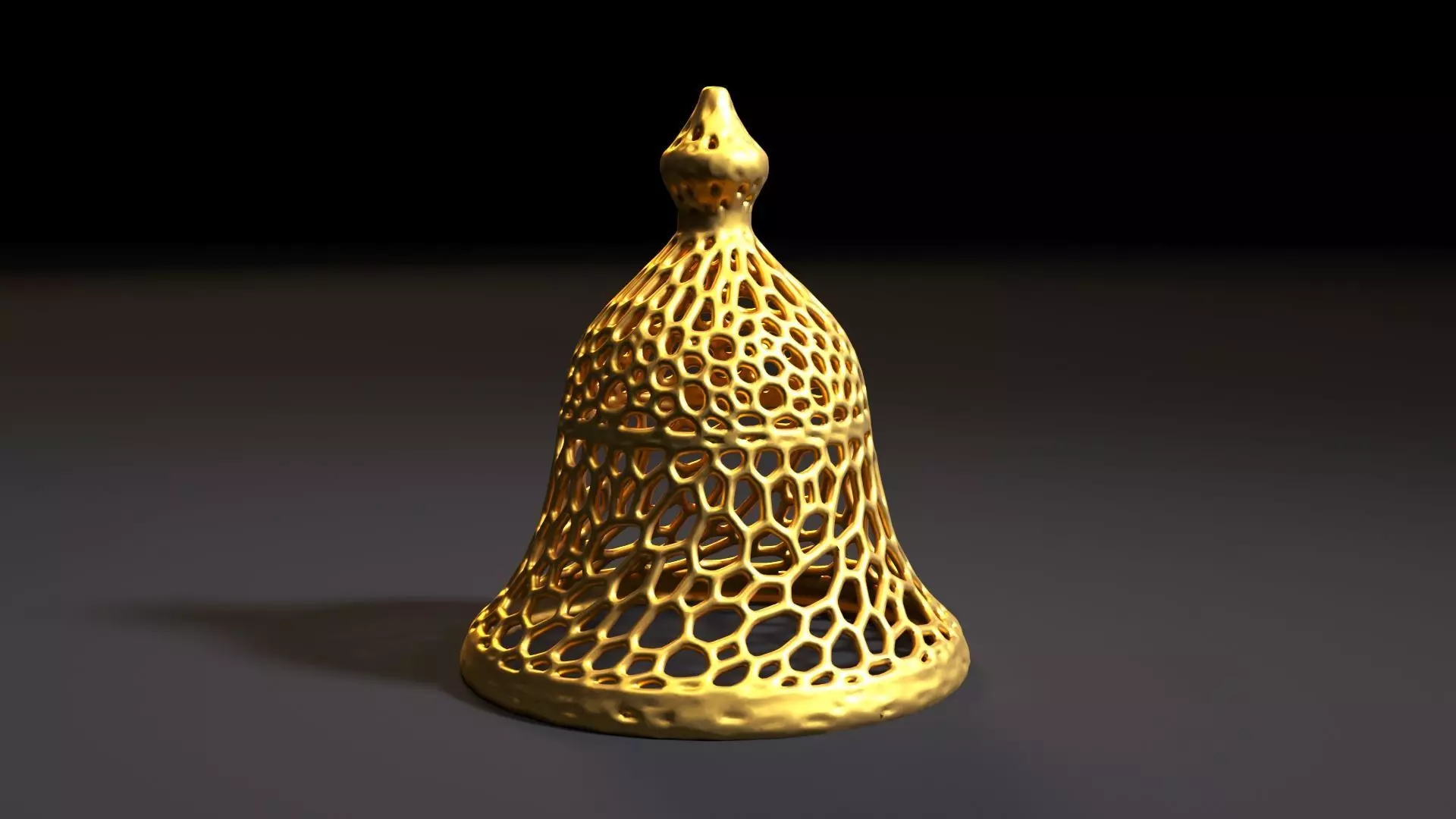 Bell Voronoi 3D print model_5