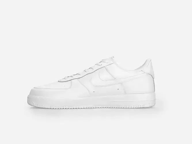 Nike air force 1 white 3D model