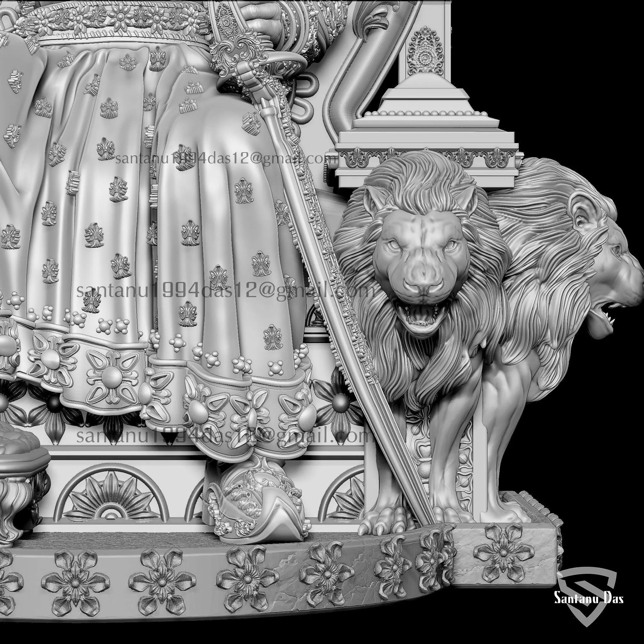 Chhatrapati Shivaji Maharaj 3dPrint 3D print model_13