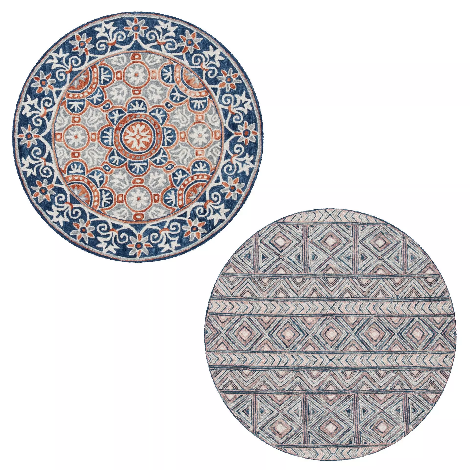 Rugs No 1054 Low-poly 3D model_5