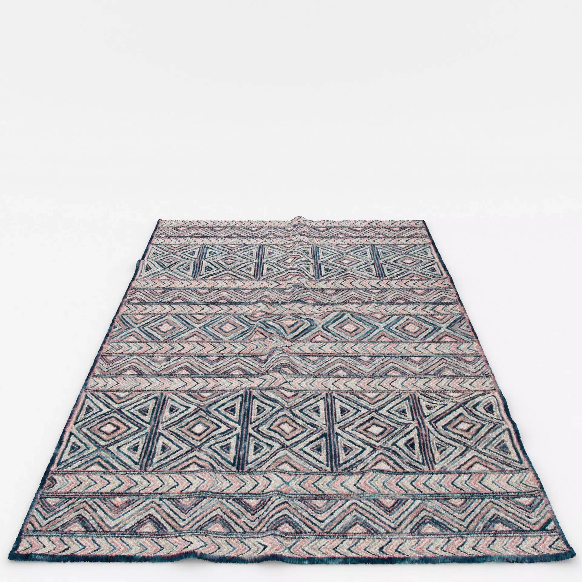 Rugs No 1054 Low-poly 3D model_9