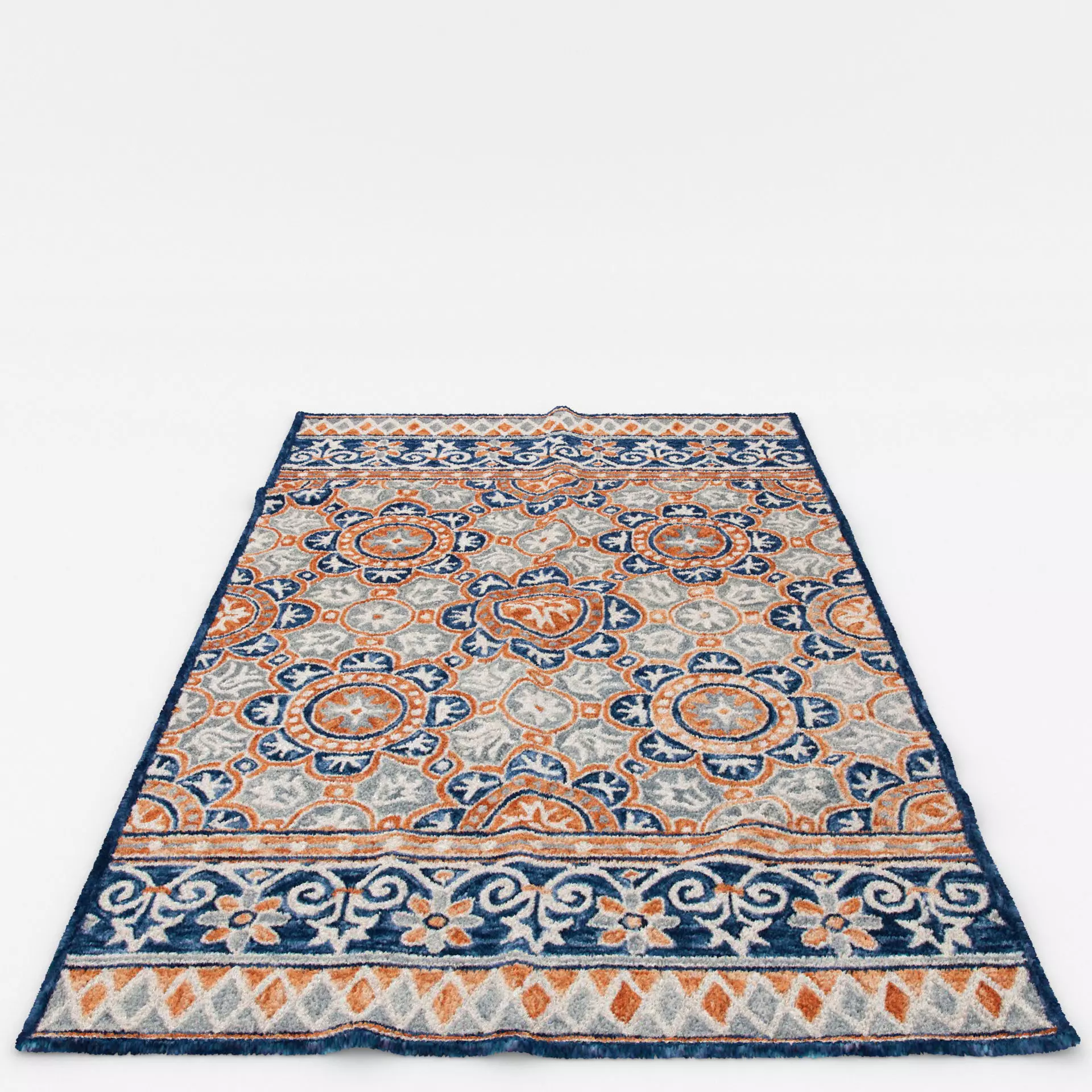 Rugs No 1054 Low-poly 3D model_10