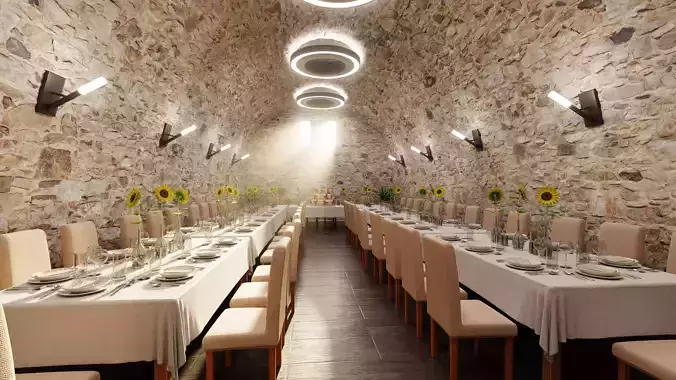 -Restaurant V2- 3D model