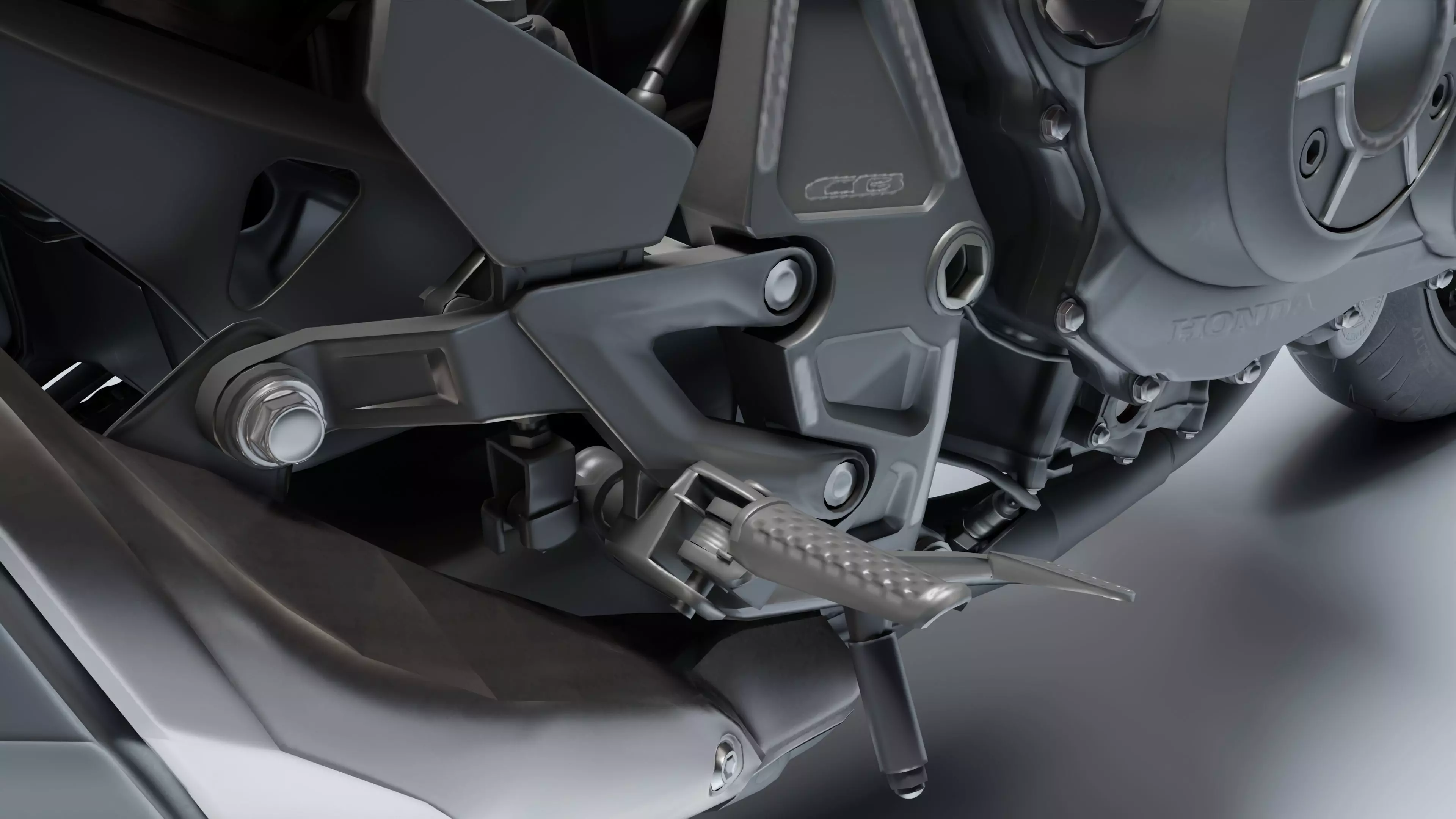 Honda CB1000R Black Edition 2021 Low-poly 3D model_15