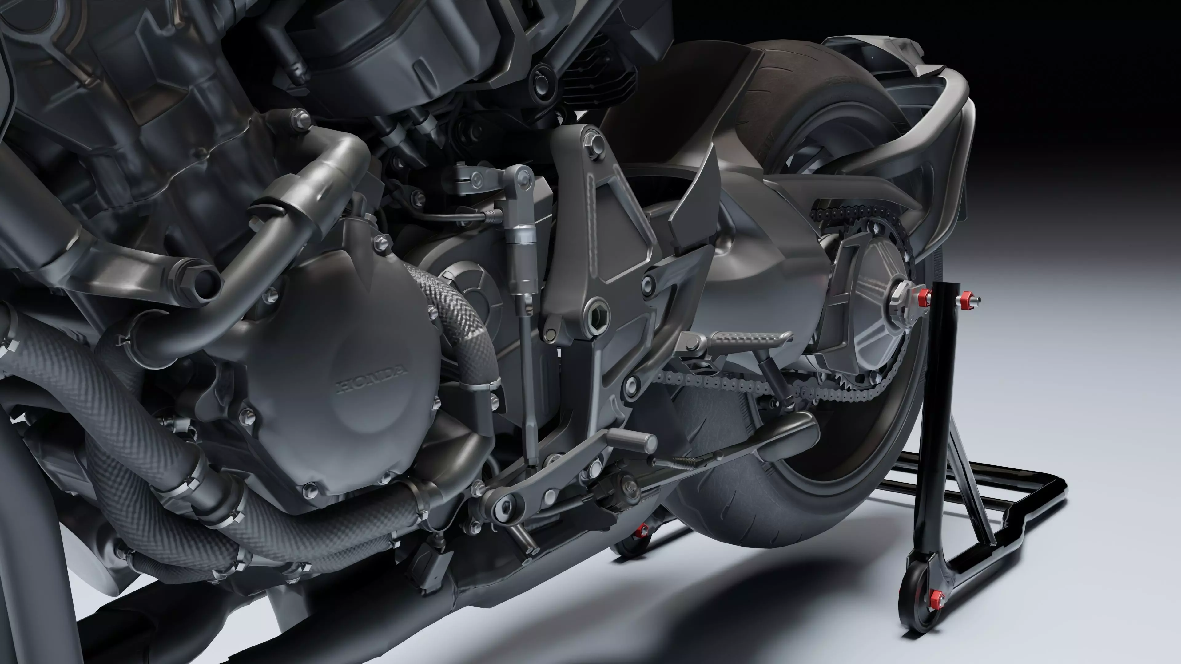 Honda CB1000R Black Edition 2021 Low-poly 3D model_18