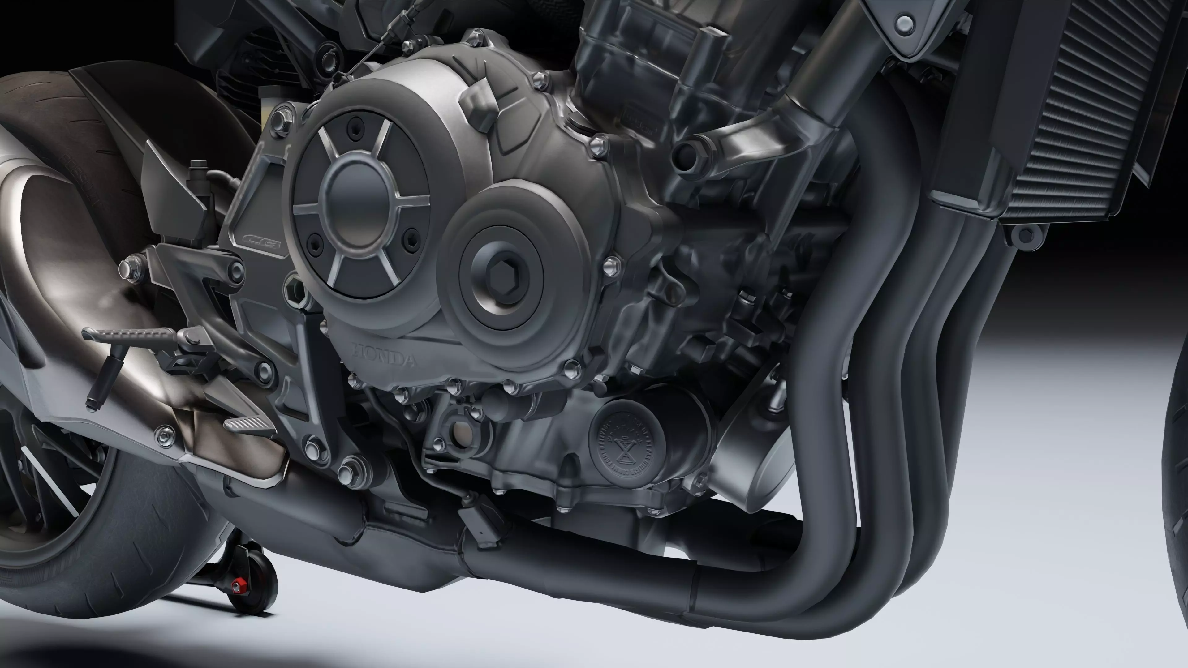 Honda CB1000R Black Edition 2021 Low-poly 3D model_14